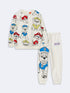 LC Waikiki Crew Neck Paw Patrol Printed Boy's Sweatshirt and Tracksuit Bottom 2-Piece Set